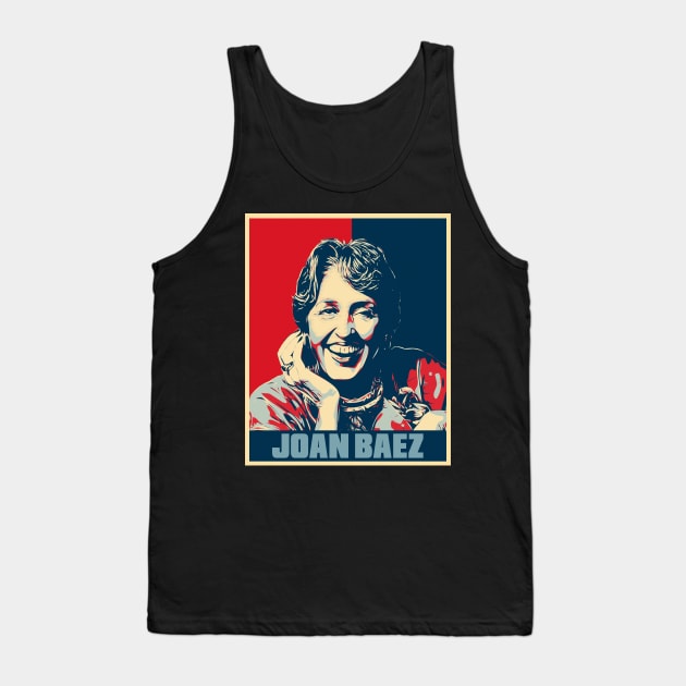 Joan Baez Hope Poster ART Tank Top by Odd Even